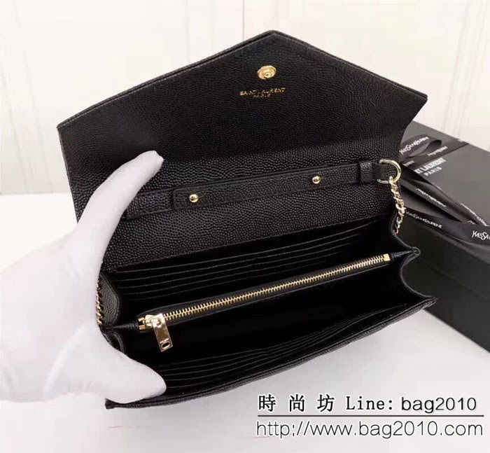 YSL聖羅蘭 爆款 魚子醬牛皮鏈條小包 可當手包用 26801 YAS1257